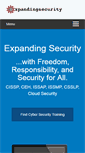 Mobile Screenshot of expandingsecurity.com